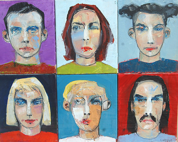 Head count 9 by Christy Keeney